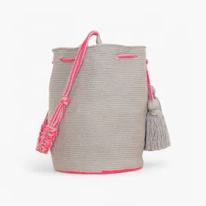 Solid round shoulder bag | Sterling