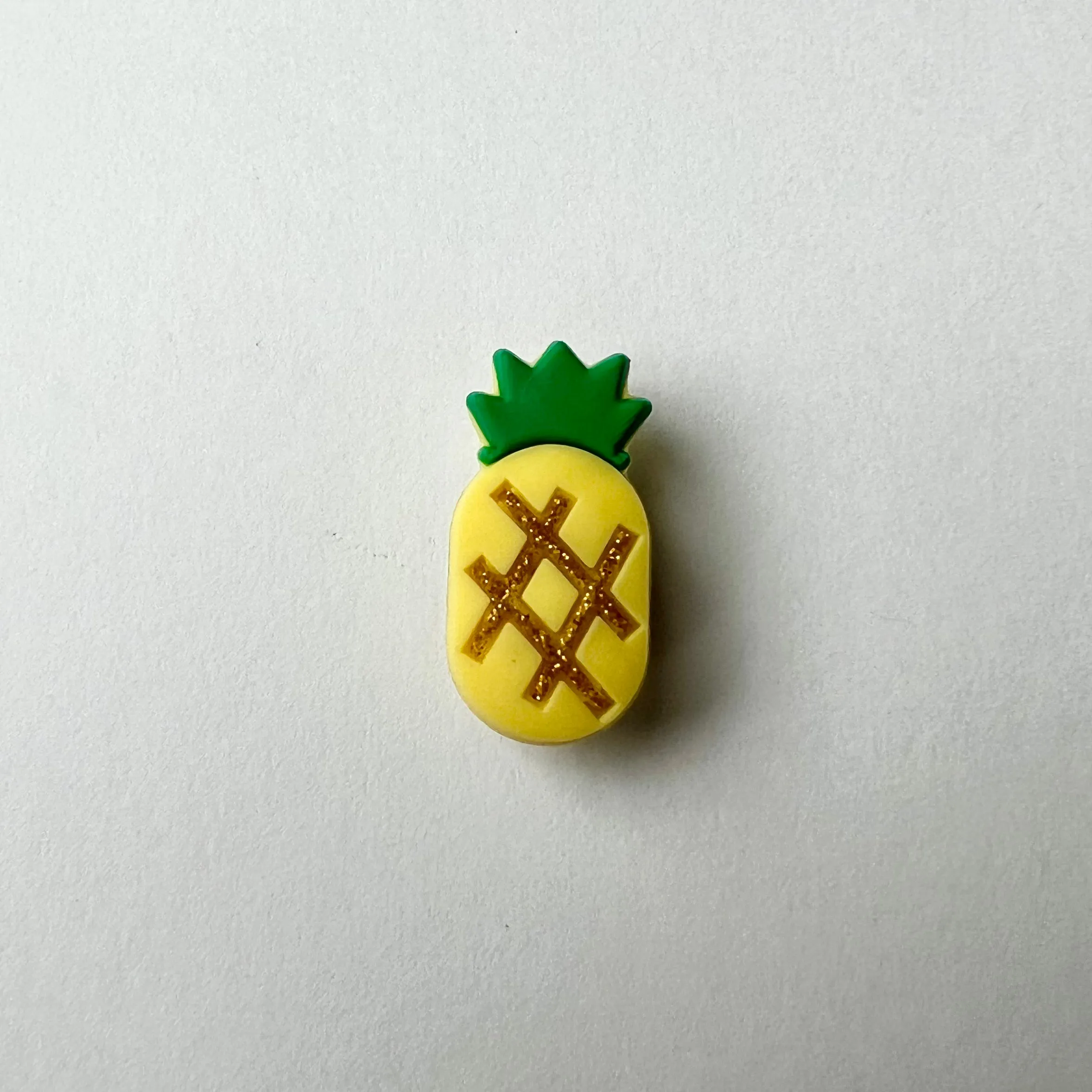 Sparkly Pineapple Charm