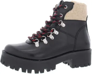 Steve Madden Women's Broadway Fashion Boot, black leather, 7.5 M US