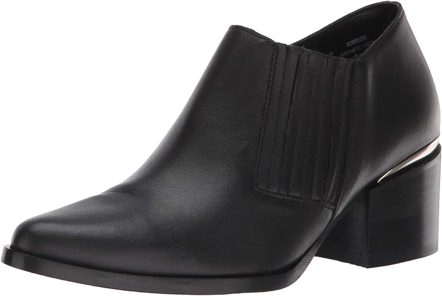 Steve Madden Women's KORRAL Western Boot, black leather, 8.5 M US