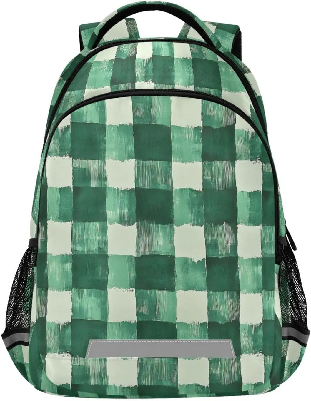 Stroke Check Pattern School Backpack for boys girls Bookbag for College Travel Backpacks with Laptop Compartment