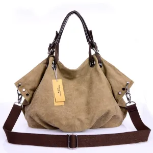 Stylish and Practical Canvas Messenger Bag for Women