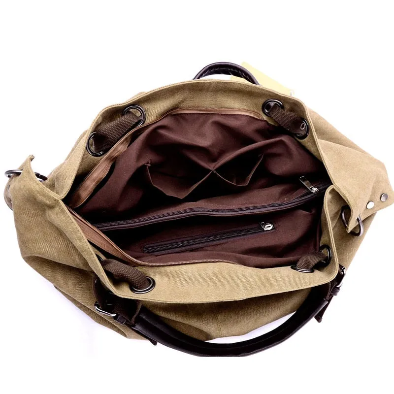 Stylish and Practical Canvas Messenger Bag for Women