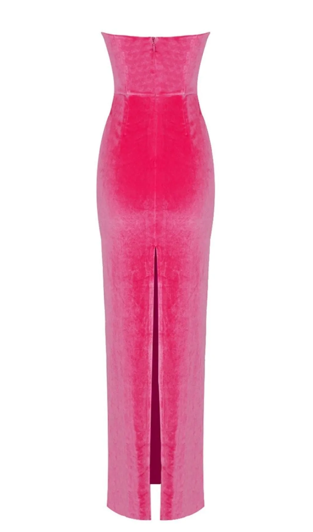 Sweetheart Knot Front Velvet Dress