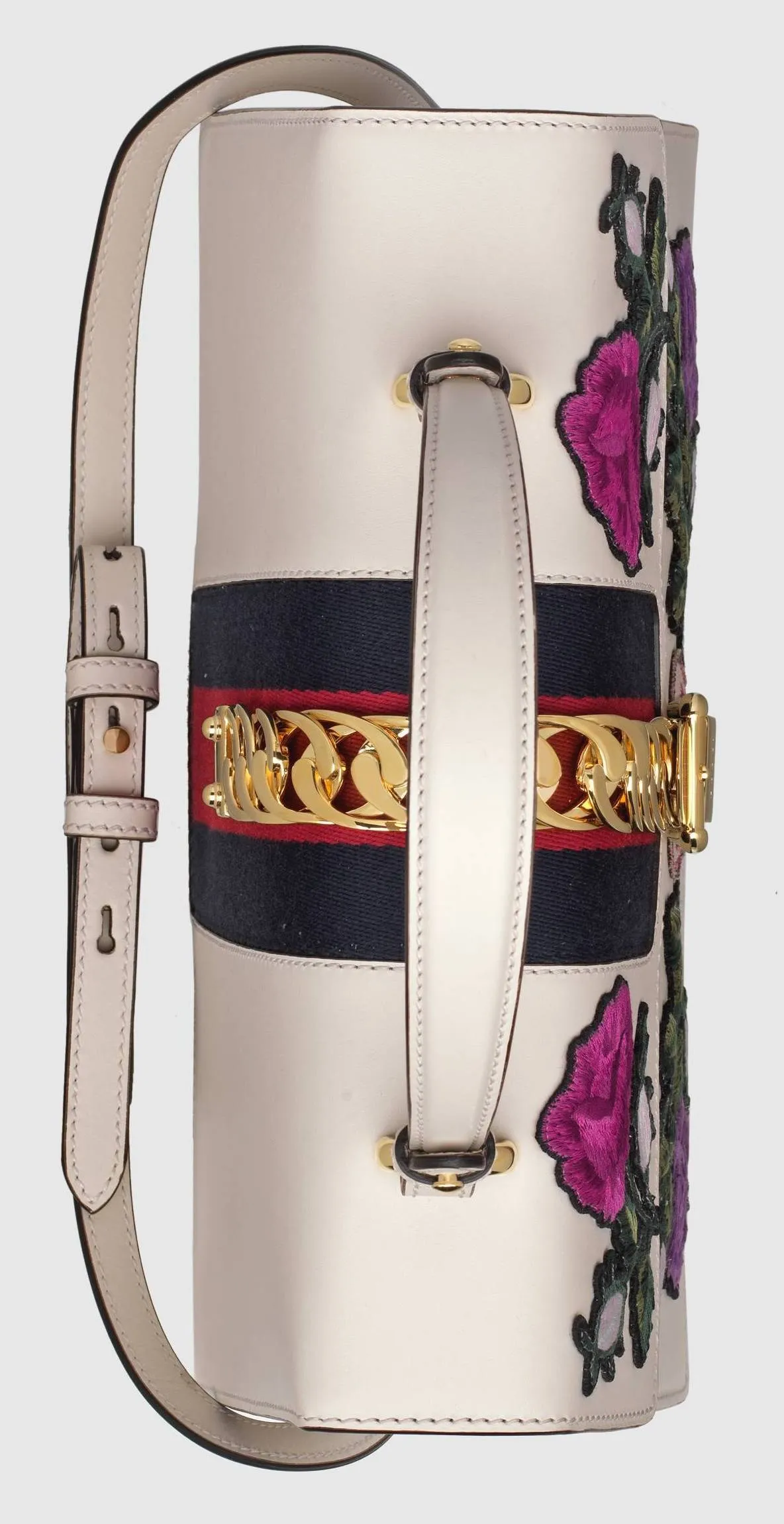 Sylvie Embroidered Medium Top Handle Bag