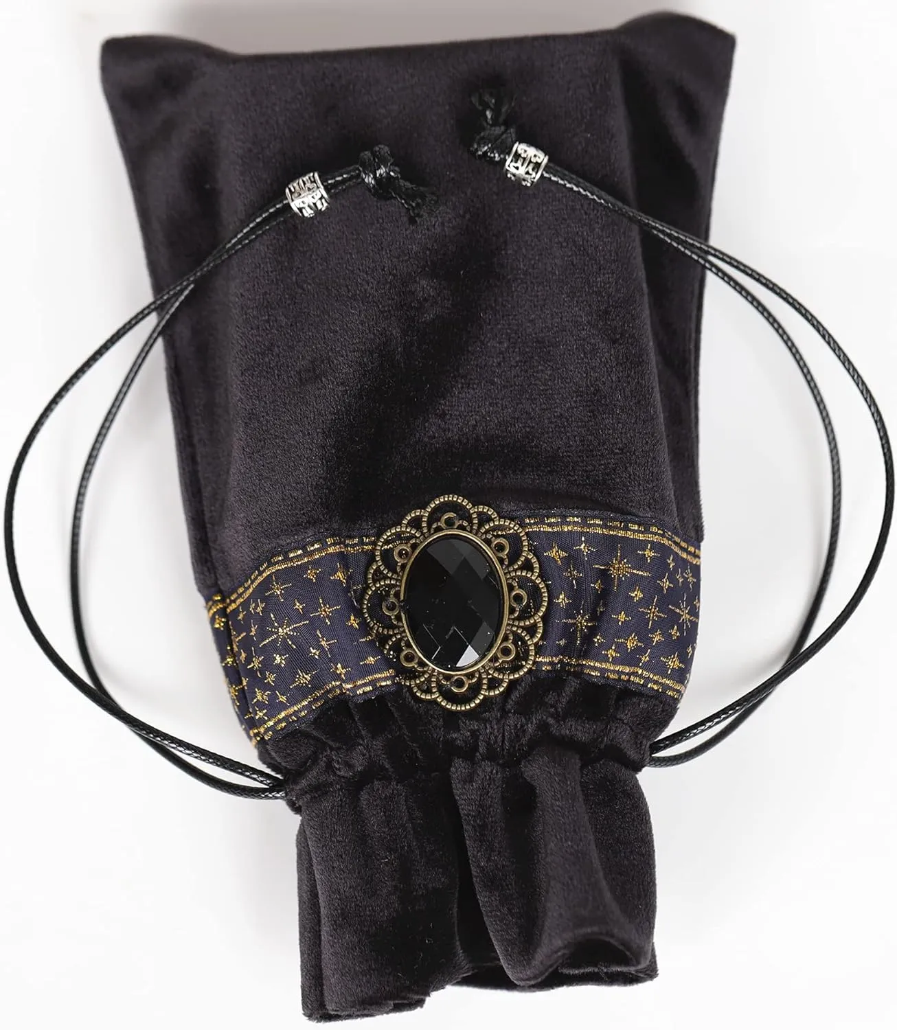 Tarot Bag Pouch Dice,Rune or Card Gift Bag,Drawstring Storage Bucket Bag 5" x 8"
