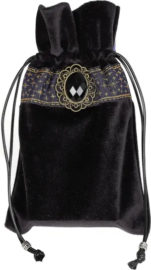 Tarot Bag Pouch Dice,Rune or Card Gift Bag,Drawstring Storage Bucket Bag 5" x 8"