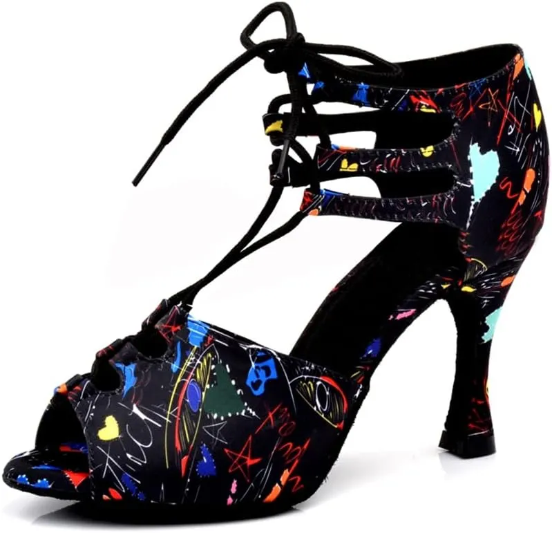 TDA Women's Sexy Lace-up Peep Toe