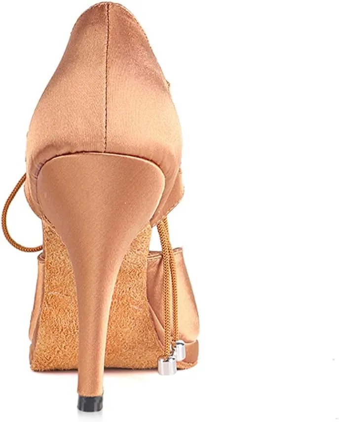 TDA Women's Sexy Lace-up Peep Toe