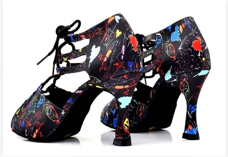 TDA Women's Sexy Lace-up Peep Toe