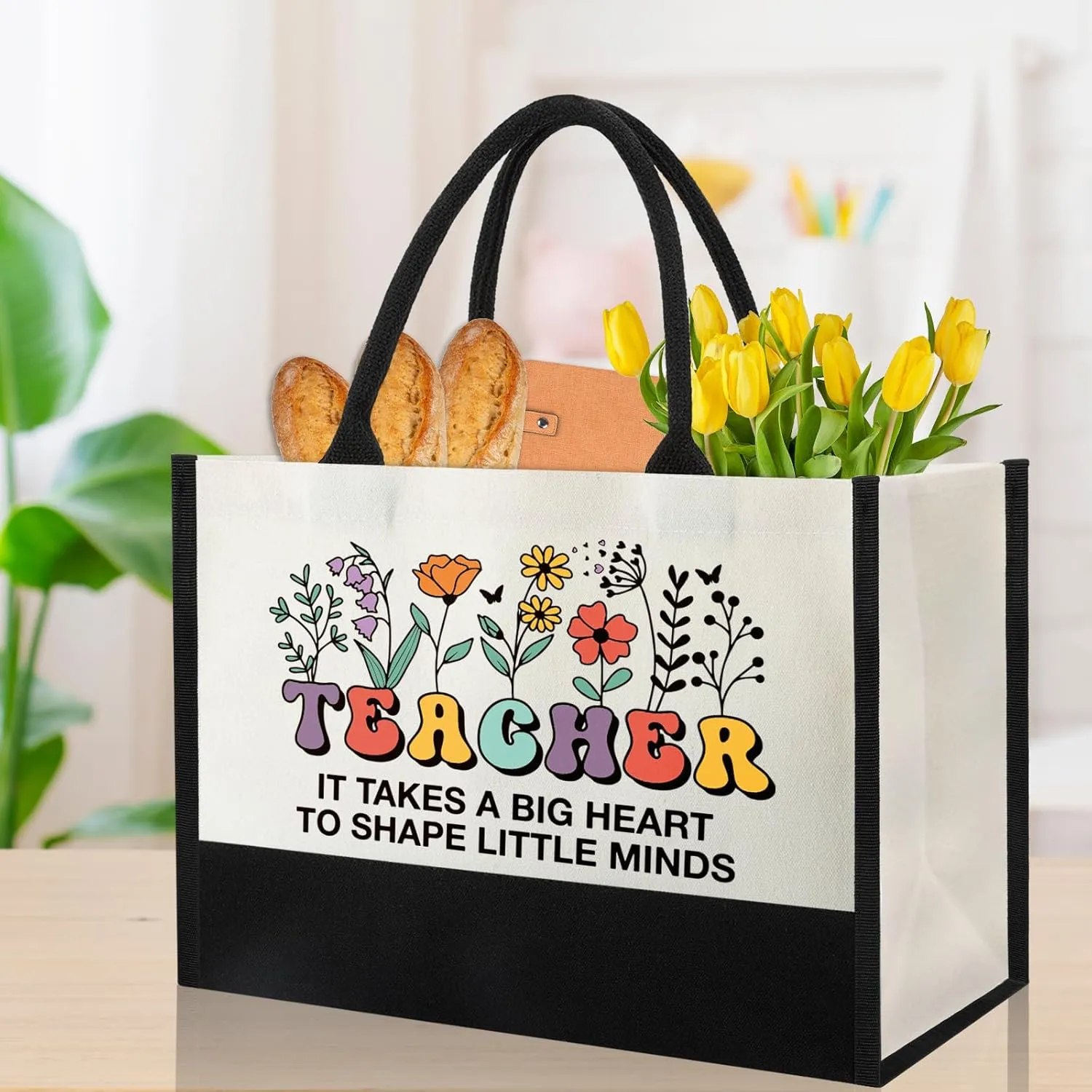 Teacher Appreciation Gifts for Women in Bulk, Birthday Gifts For End of Year Teachers, Back To School Daycare Teacher Tote Bag, Thank You Gift to Best New Teachers