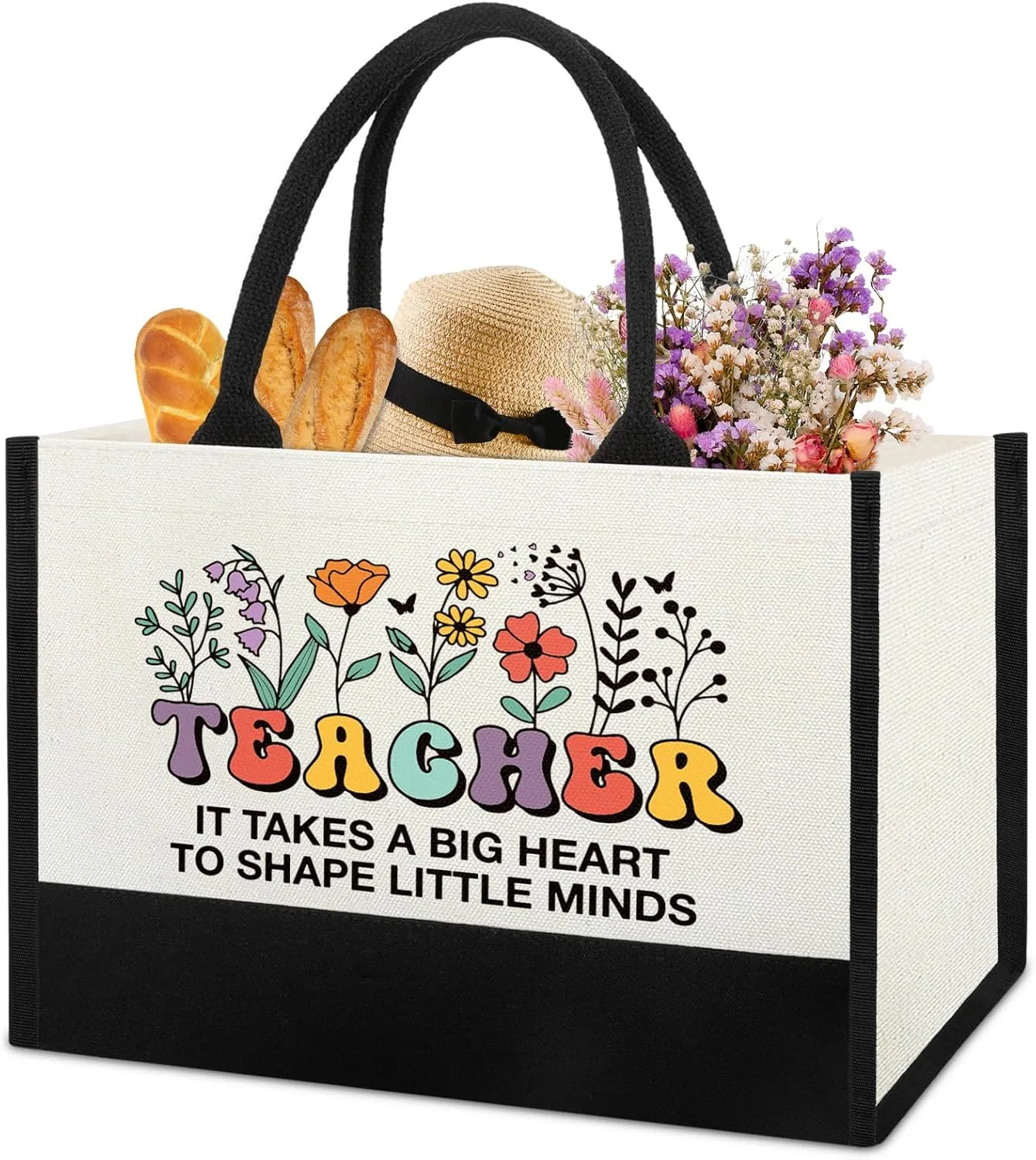 Teacher Appreciation Gifts for Women in Bulk, Birthday Gifts For End of Year Teachers, Back To School Daycare Teacher Tote Bag, Thank You Gift to Best New Teachers