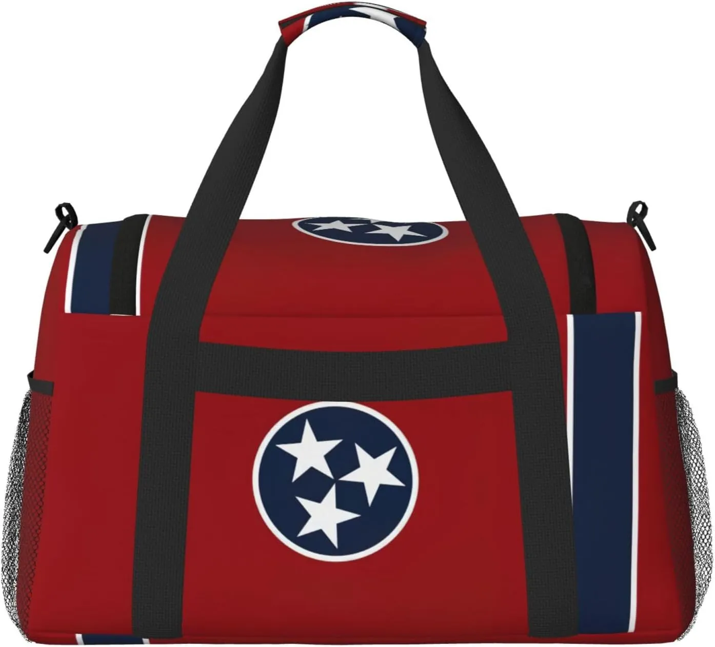Tennessee State Flag Travel Bag, Weekender Bags For Women Men For Outdoor Adventures, Ideal For Camping And Hiking