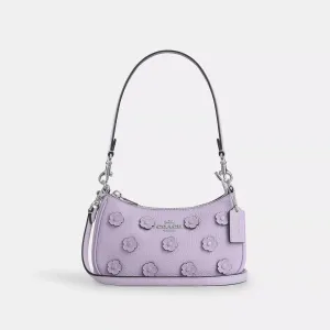 Teri Mini Crossbody Bag With Floral Applique
