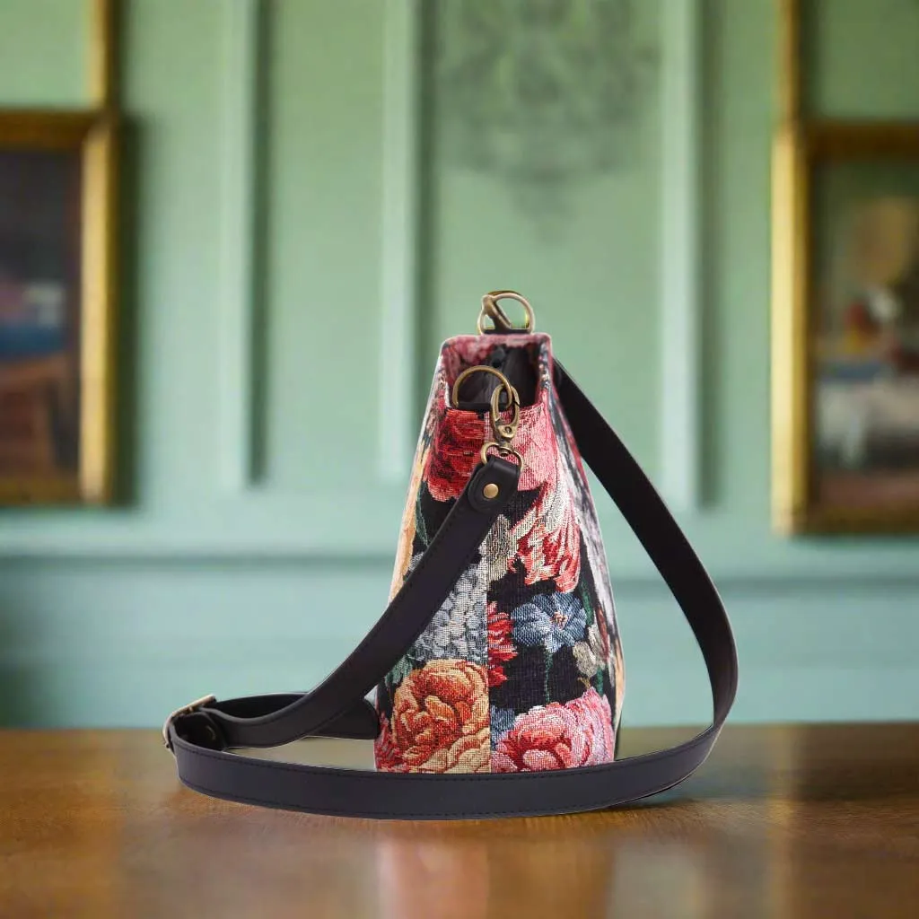 The Floral Tapestry Crossbody Bag