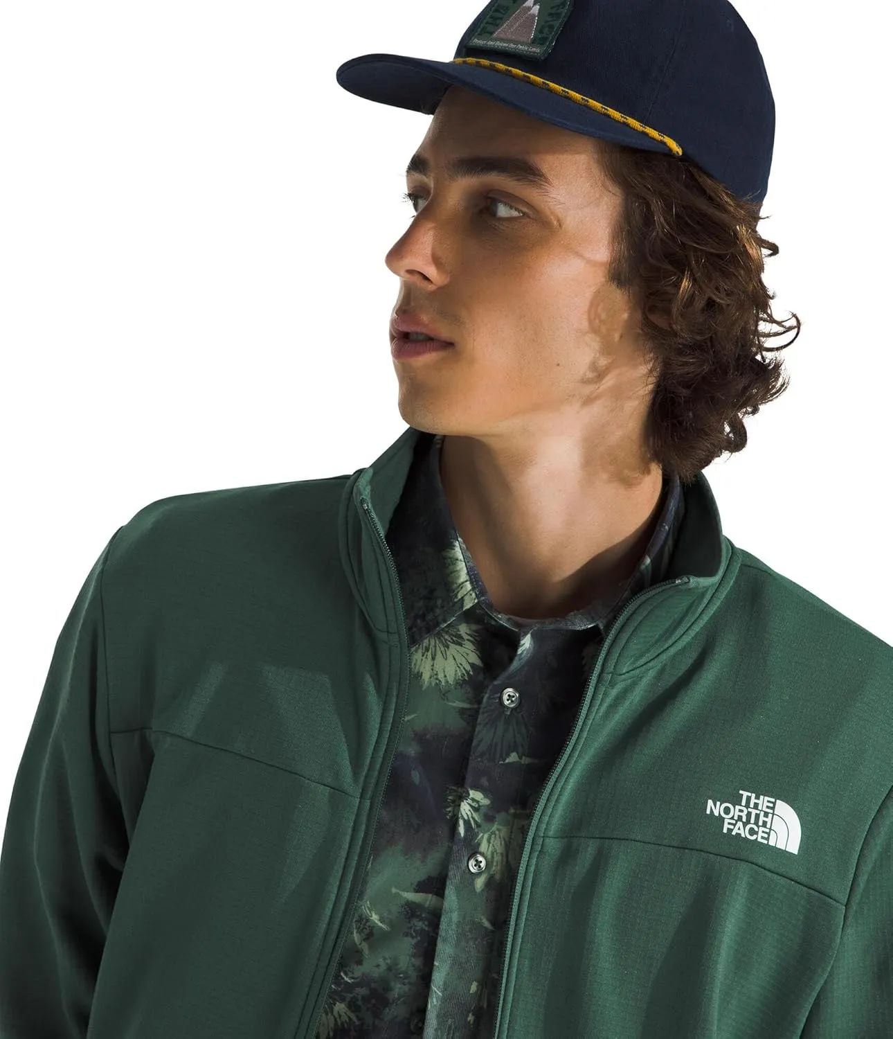 THE NORTH FACE Men's Cedar Trail Grid Fleece Full Zip Jacket