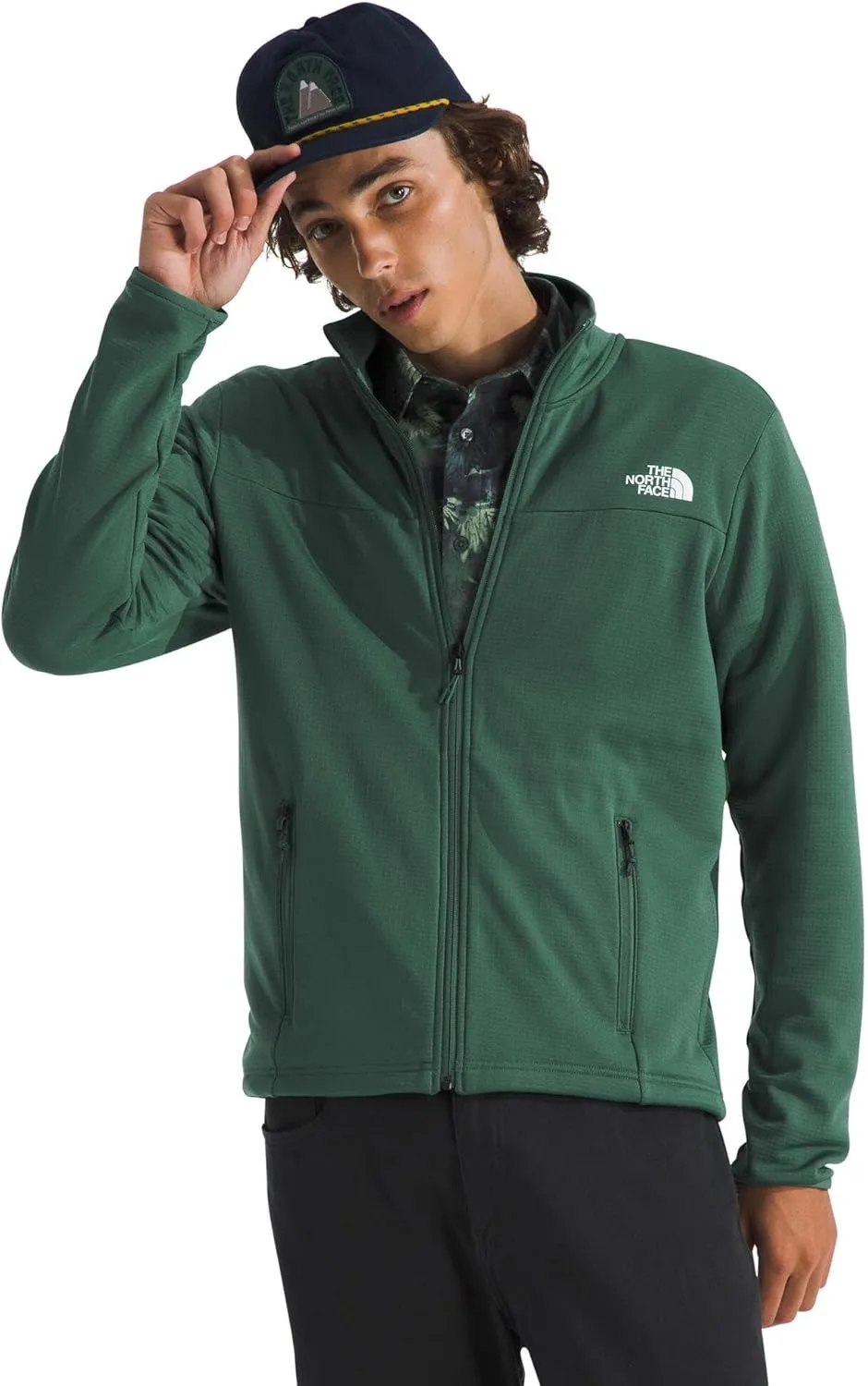 THE NORTH FACE Men's Cedar Trail Grid Fleece Full Zip Jacket
