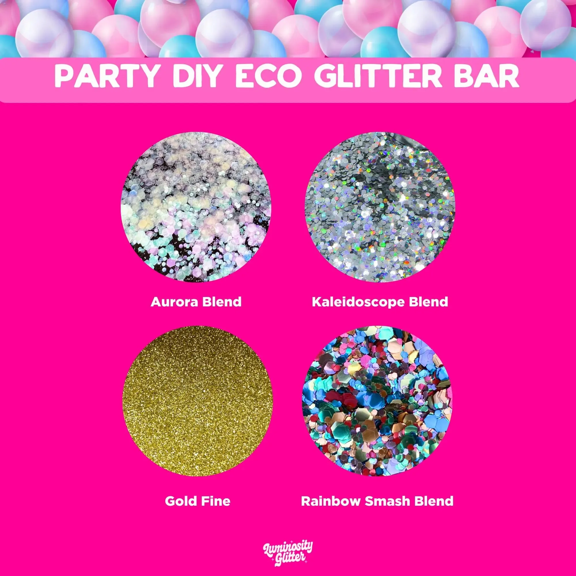 The Party DIY Eco Glitter Bar