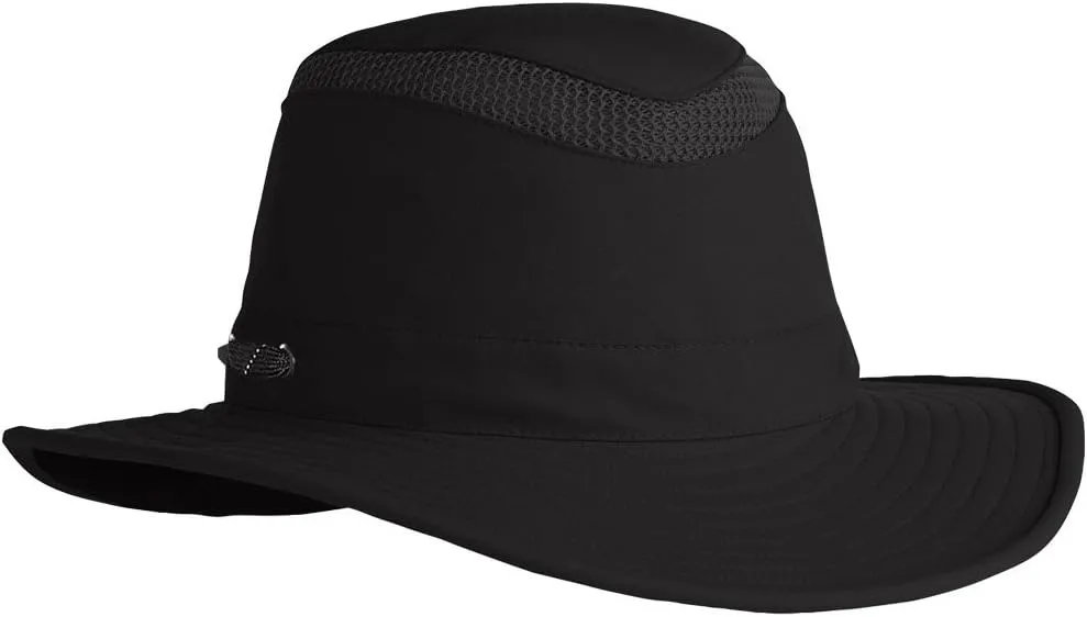 Tilley Standard LTM6 Airflo Broad Brim Recycled, Black, 7 3/4