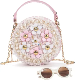 Toddler Purse for Girls Age 2-14, Flower Girl Purse Gift for Christmas