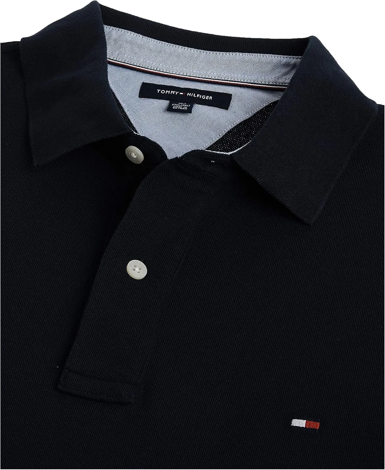 Tommy Hilfiger Men's Big & Tall Short Sleeve Cotton Pique Polo Shirt in Classic Fit