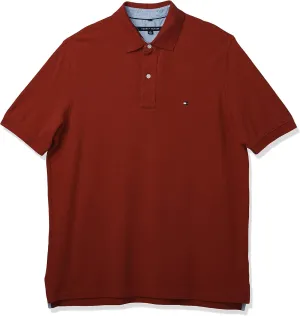 Tommy Hilfiger Men's Big & Tall Short Sleeve Cotton Pique Polo Shirt in Classic Fit