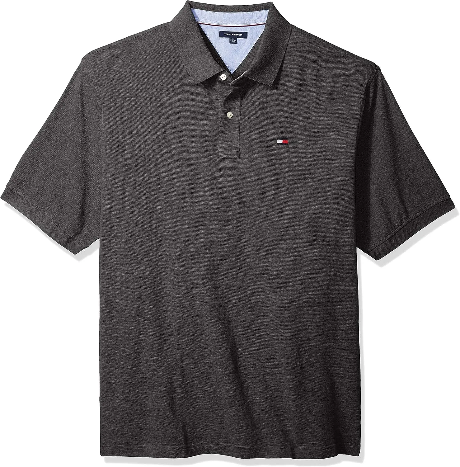 Tommy Hilfiger Men's Big & Tall Short Sleeve Cotton Pique Polo Shirt in Classic Fit