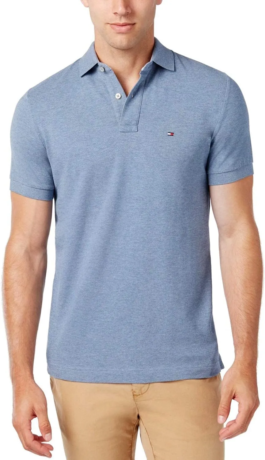 Tommy Hilfiger Men's Big & Tall Short Sleeve Cotton Pique Polo Shirt in Classic Fit