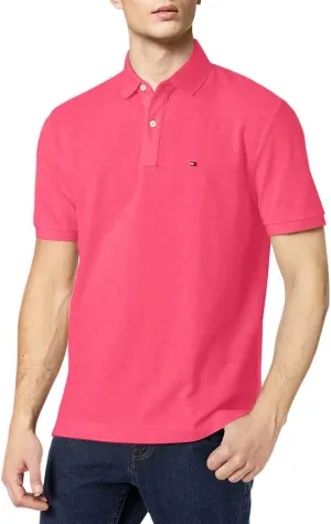 Tommy Hilfiger Men's Short Sleeve Cotton Pique Polo Shirt in Classic Fit