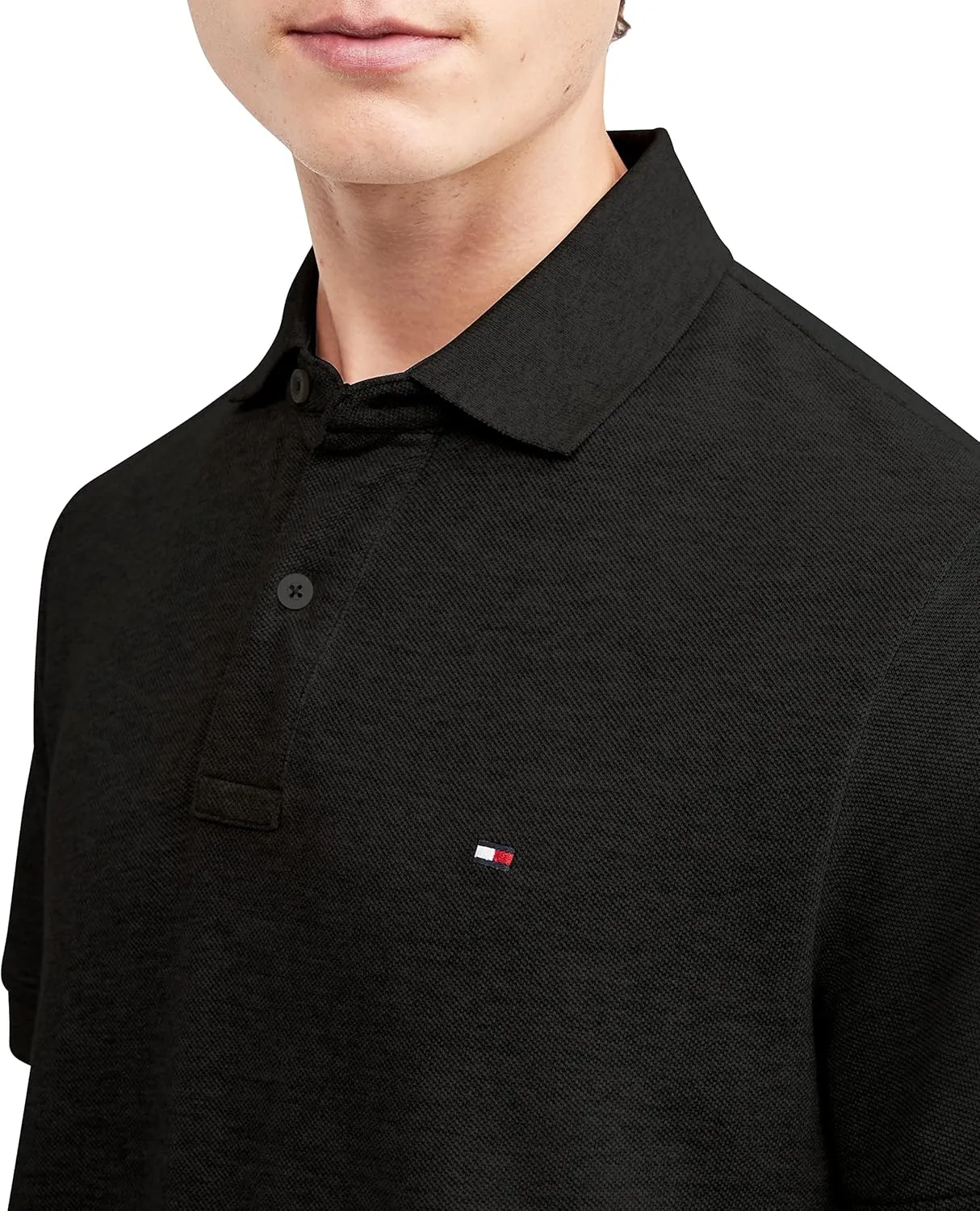 Tommy Hilfiger Men's Short Sleeve Cotton Pique Polo Shirt in Classic Fit