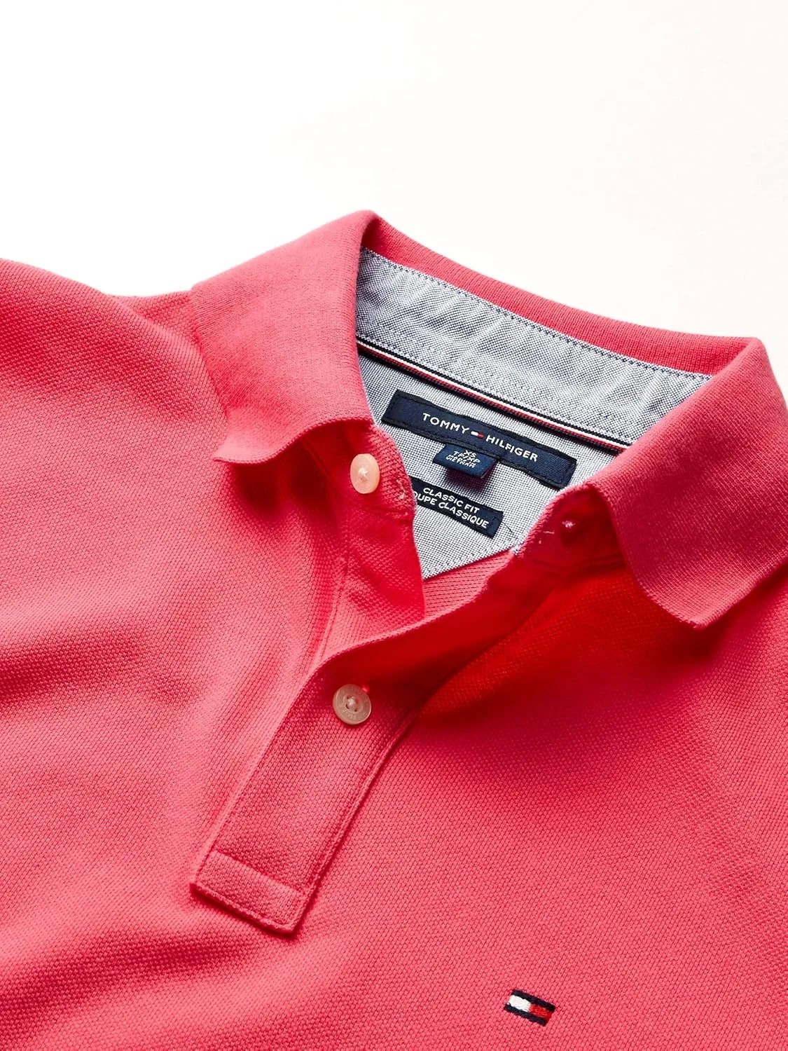 Tommy Hilfiger Men's Short Sleeve Cotton Pique Polo Shirt in Classic Fit