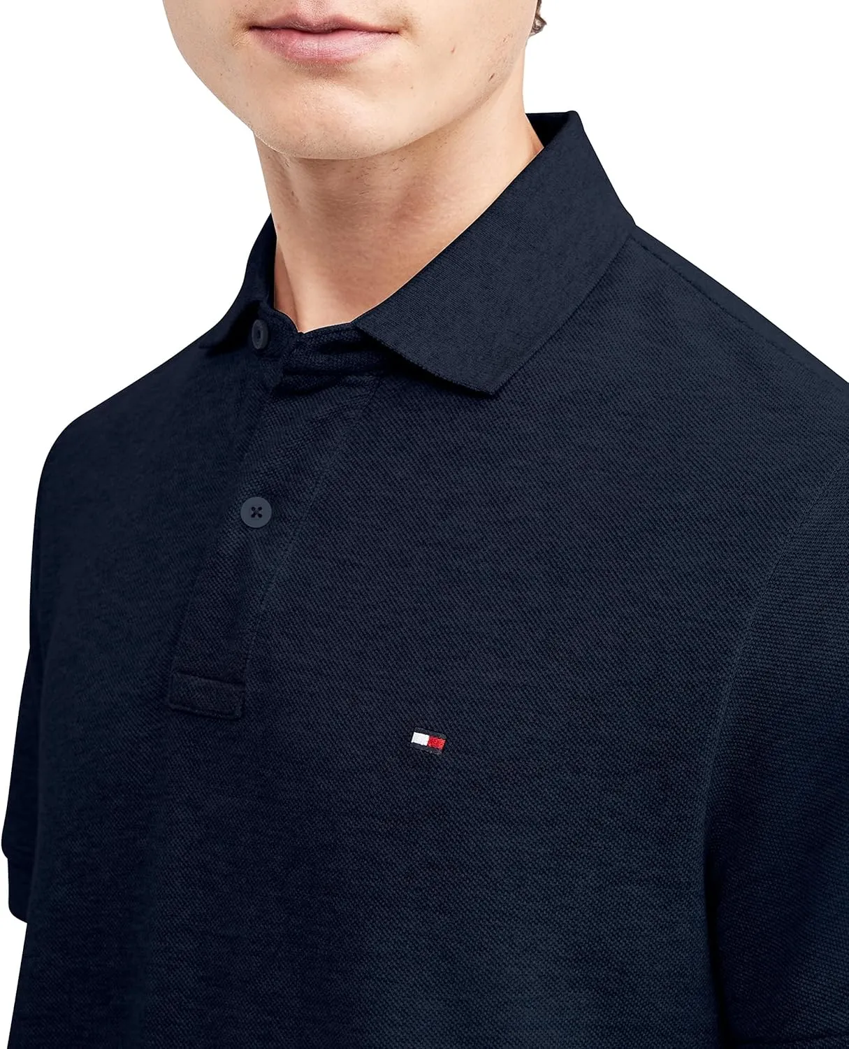 Tommy Hilfiger Men's Short Sleeve Cotton Pique Polo Shirt in Classic Fit