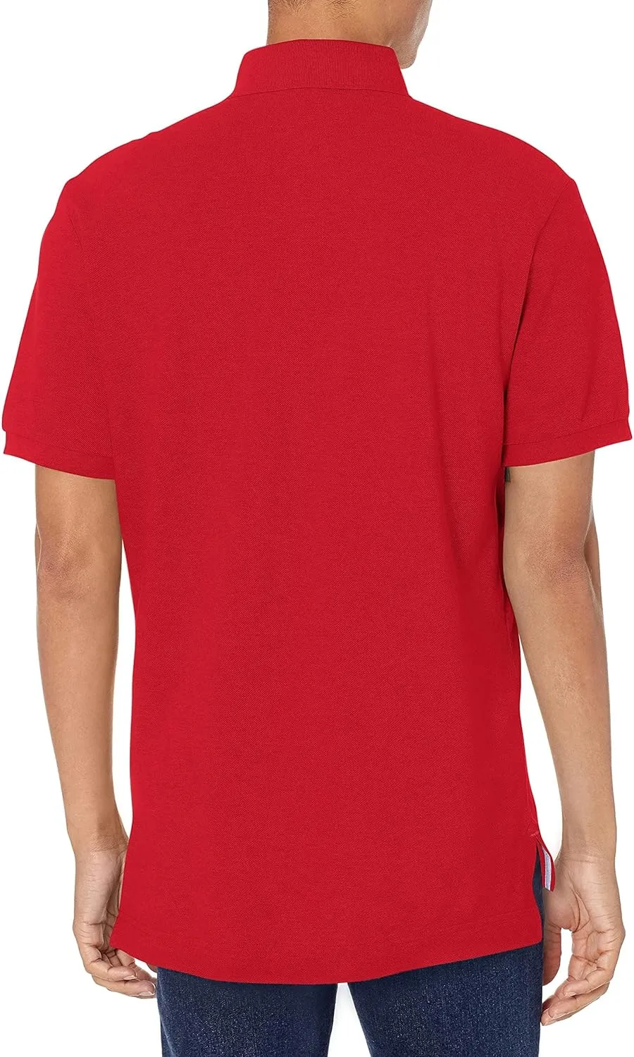 Tommy Hilfiger Men's Short Sleeve Cotton Pique Polo Shirt in Classic Fit