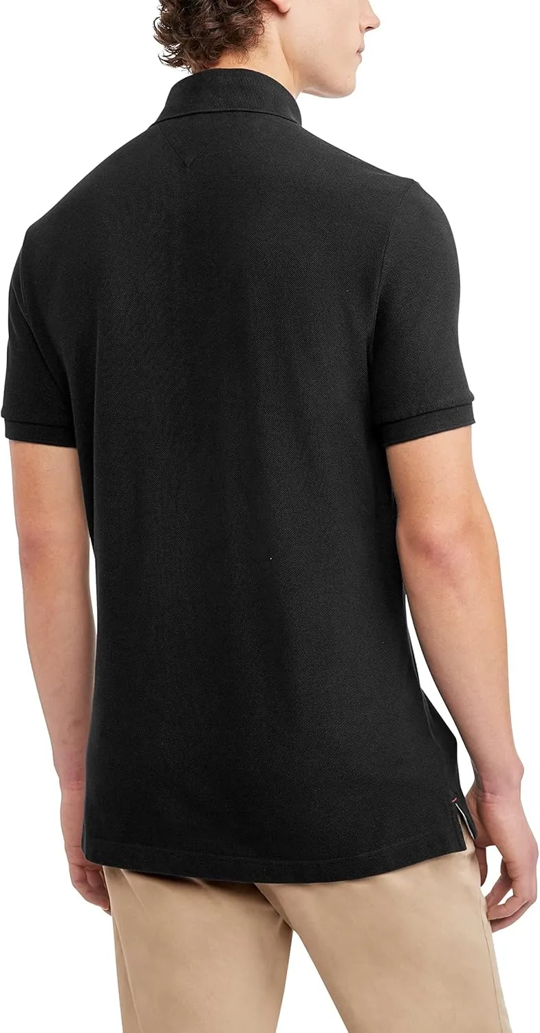 Tommy Hilfiger Men's Short Sleeve Cotton Pique Polo Shirt in Regular Fit