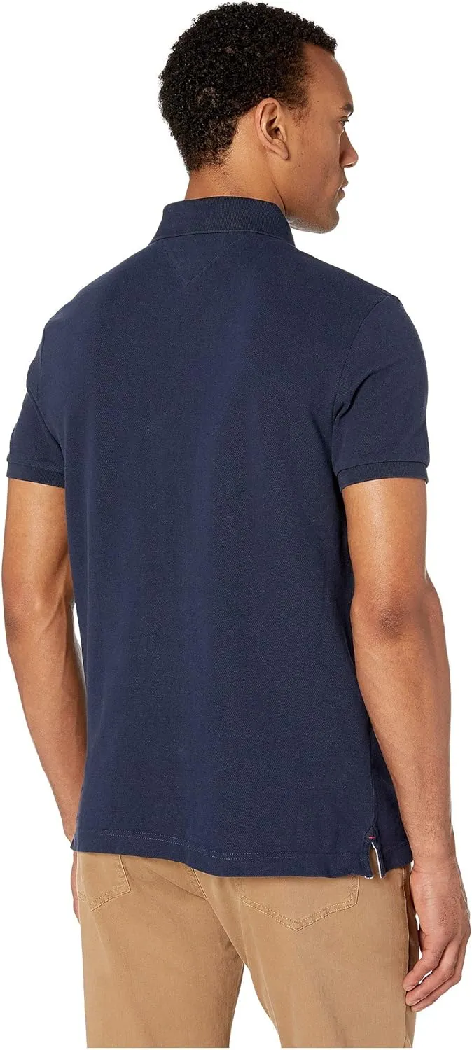 Tommy Hilfiger Men's Short Sleeve Cotton Pique Polo Shirt in Regular Fit