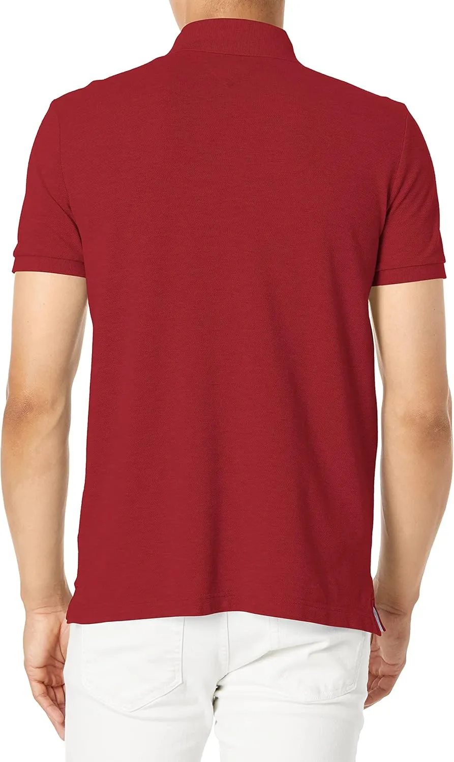 Tommy Hilfiger Men's Short Sleeve Cotton Pique Polo Shirt in Regular Fit