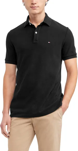 Tommy Hilfiger Men's Short Sleeve Cotton Pique Polo Shirt in Regular Fit