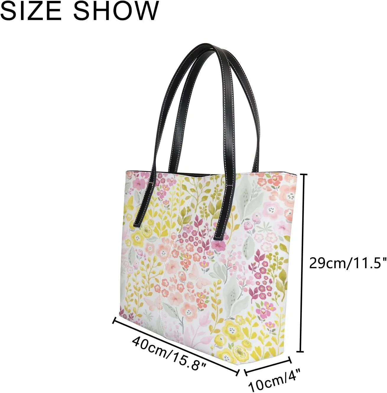 Tote Bag for Women PU Leather Handbags Women's Crossbody Handbags Work Tote Bags for Women Coachbags Tote Bag with Zipper