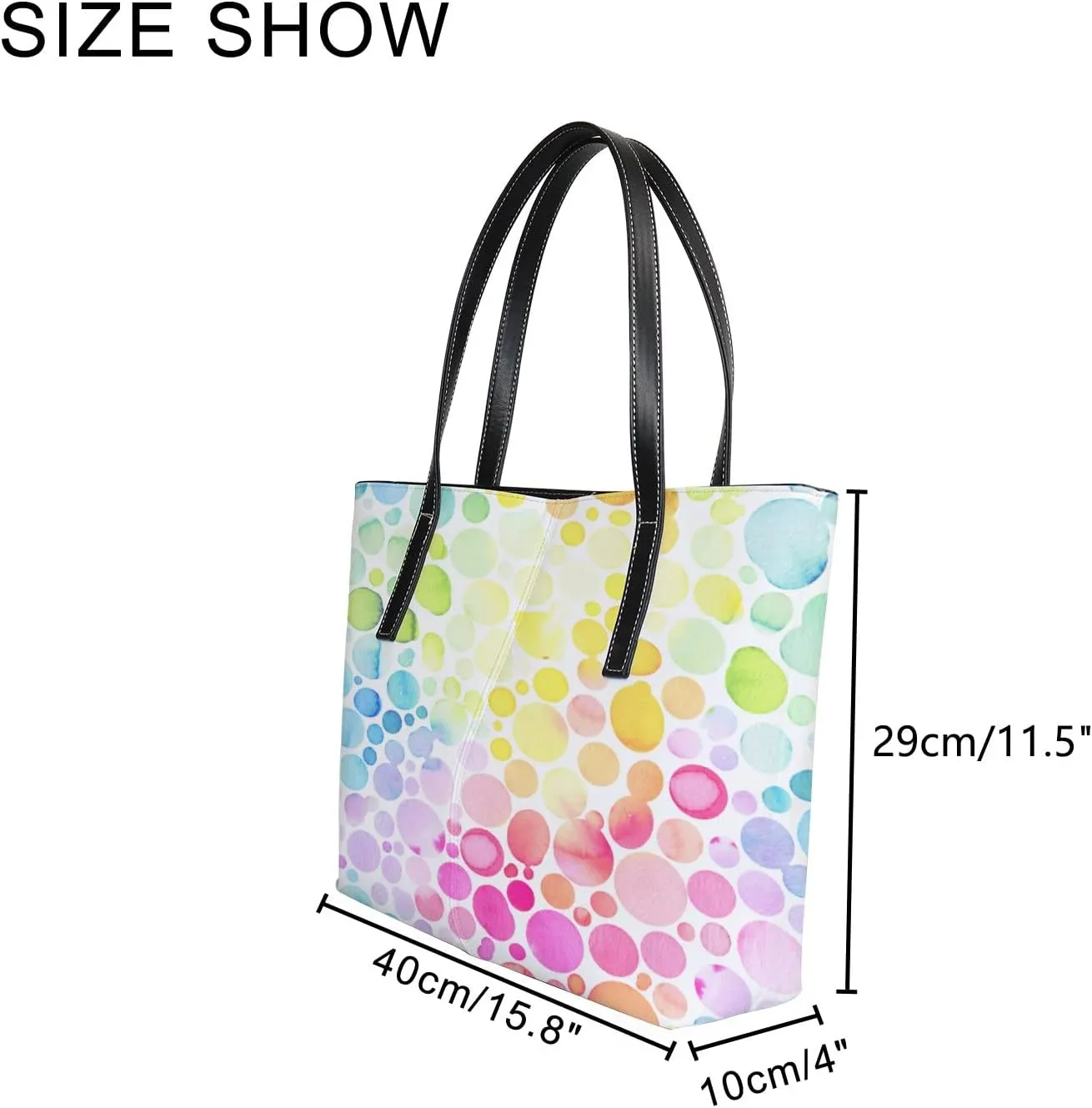 Tote Bag for Women PU Leather Handbags Women's Crossbody Handbags Work Tote Bags for Women Coachbags Tote Bag with Zipper