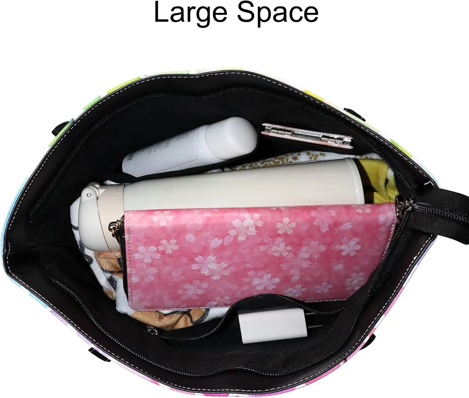 Tote Bag for Women PU Leather Handbags Women's Crossbody Handbags Work Tote Bags for Women Coachbags Tote Bag with Zipper