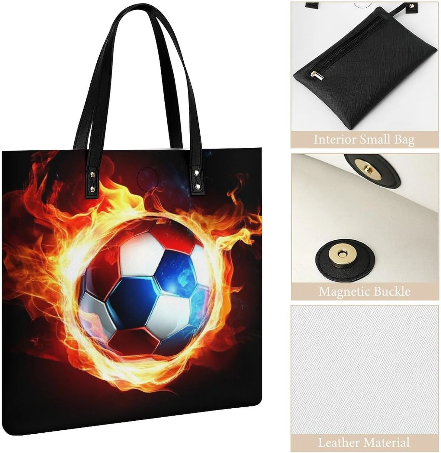 Tote Bag for Women Work Pu Leather Travel Purse and Handbags