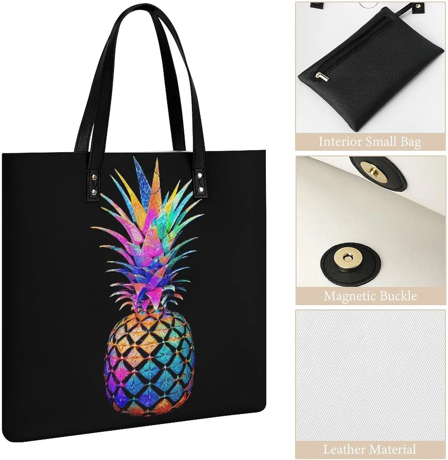 Tote Bag for Women Work Pu Leather Travel Purse and Handbags