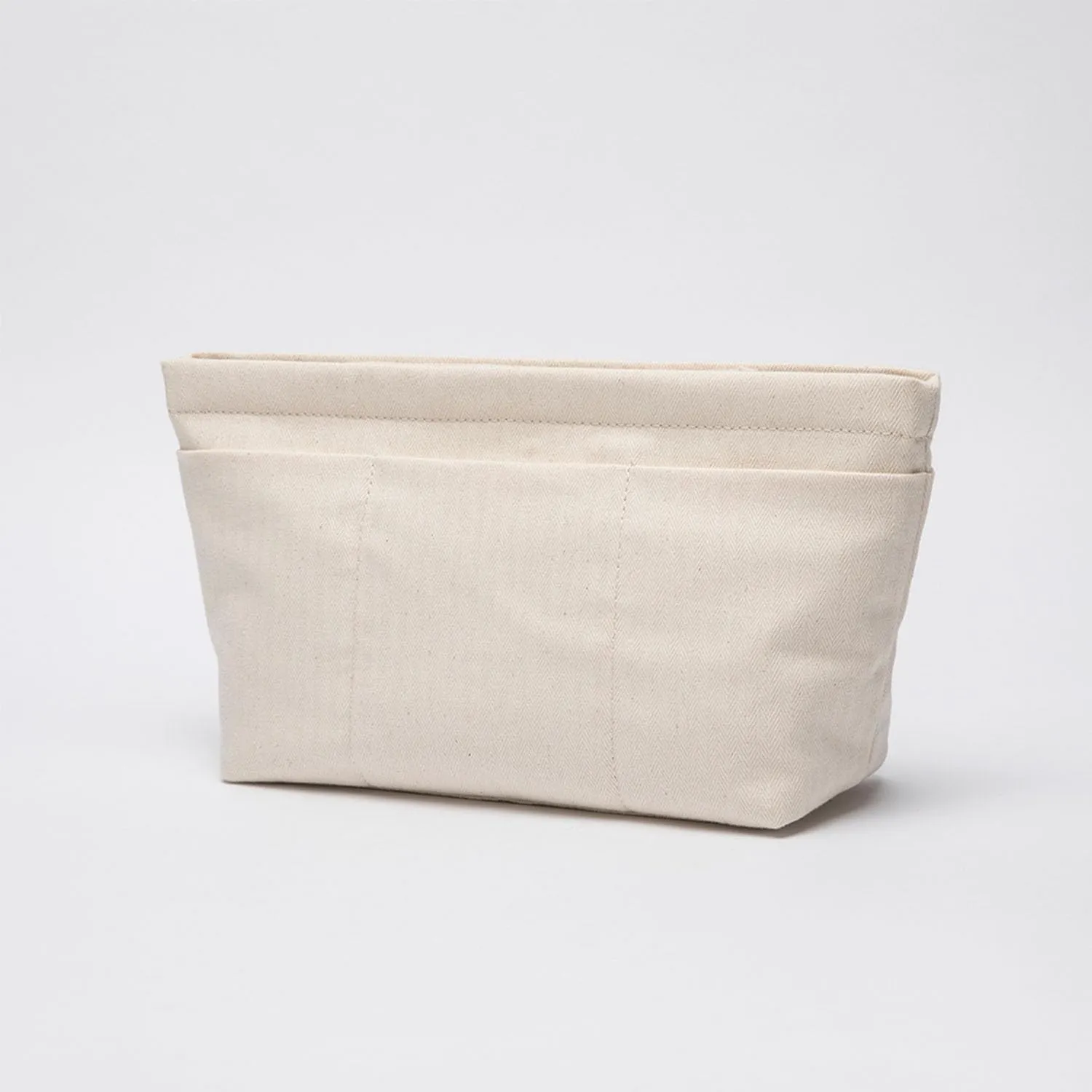 Tote Purse Insert Handbag Organizer Shaper Handbag Liner Bag in Bag Divider Organizer Insert (L-With Zipper)