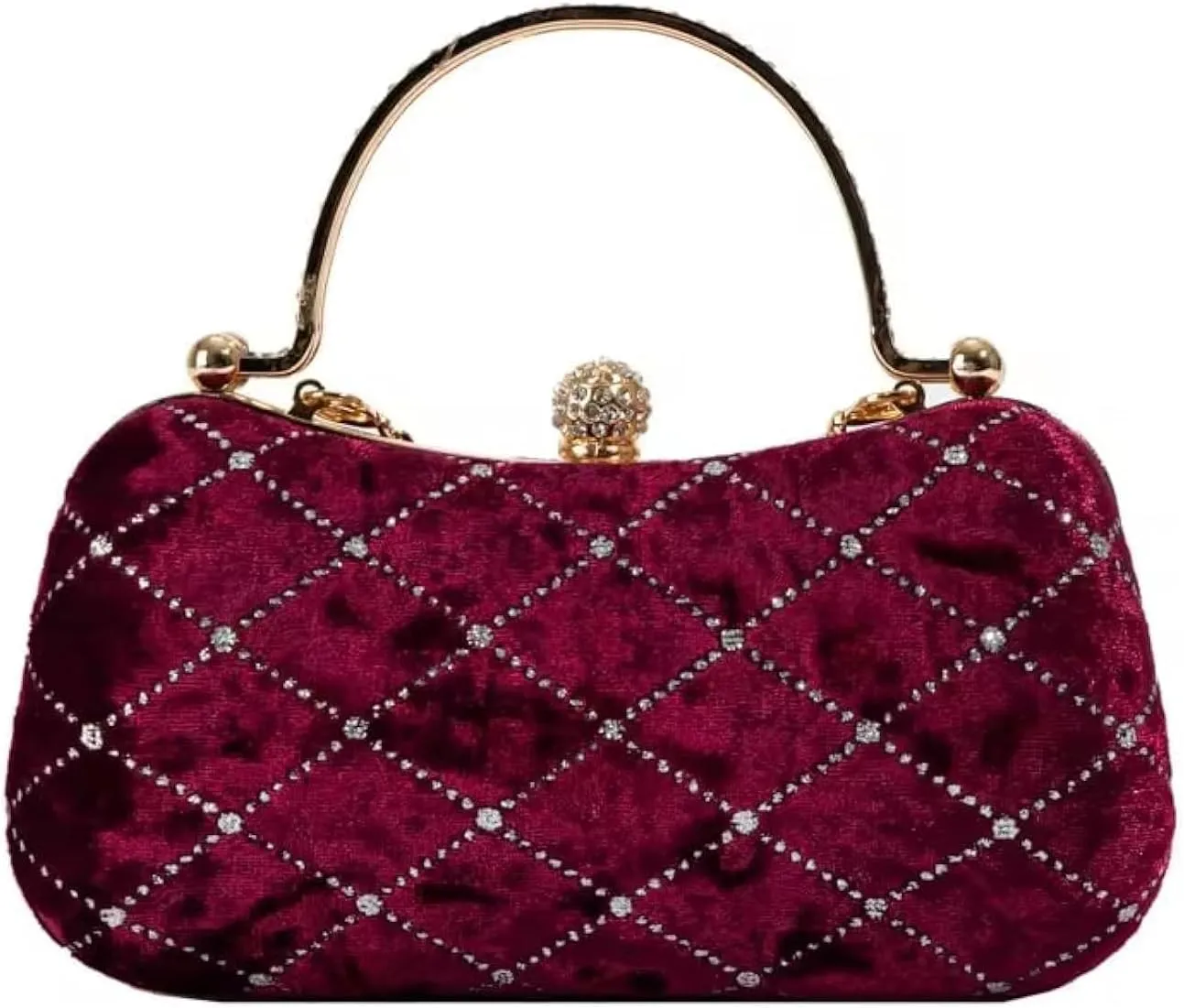 Trendy Evening Purse Velvet CLutch Purse Solid Evening Bag Clutch Purse For Women