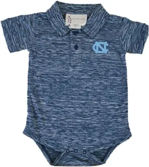 Two Feet Ahead Space Dye Short Sleeve Golf Polo Baby Bodysuit Creeper Newborn Infants Sizes 0-3M-6M-12