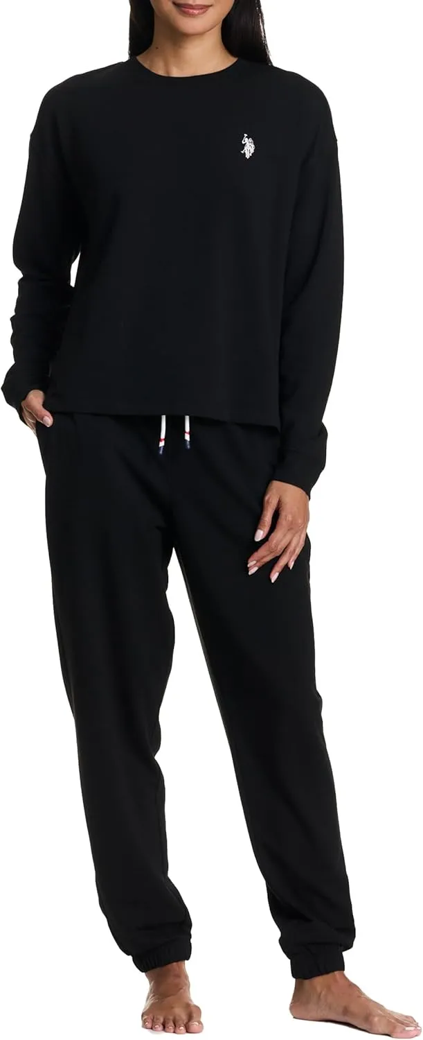 U.S. Polo Assn. Lounge Set Women, Athleisure and Lounge Pajama Sets for Women 2 Piece
