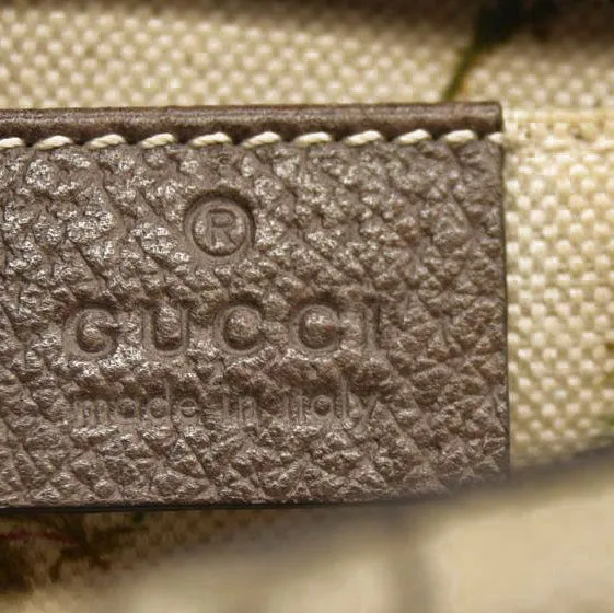 USED GUCCI GG Supreme Monogram Web Neo Vintage Shoulder Bag Beige New Acero Crop