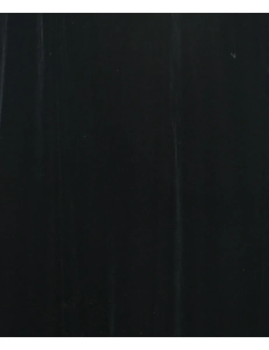 Velvet Black Evening Dress - S