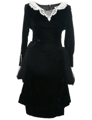 Velvet Evening Dress - S