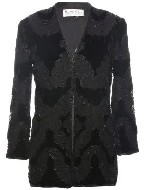 Velvet Evening Jacket - L